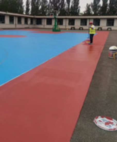 延庆旧篮球场地面改造翻新整改   